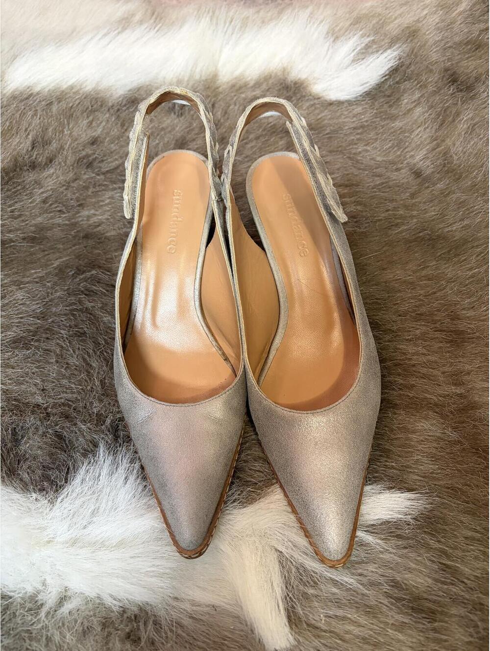 Sundance Women's Pointed Toe Slingback Heels Size 8